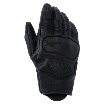 Gants Moto Alpinestars Mustang V3 Leather Black Black