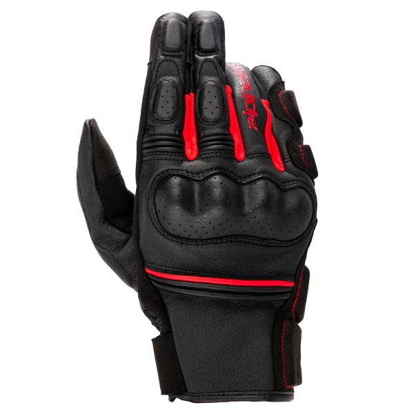 Gants Moto Alpinestars Phenom Black Bright Red