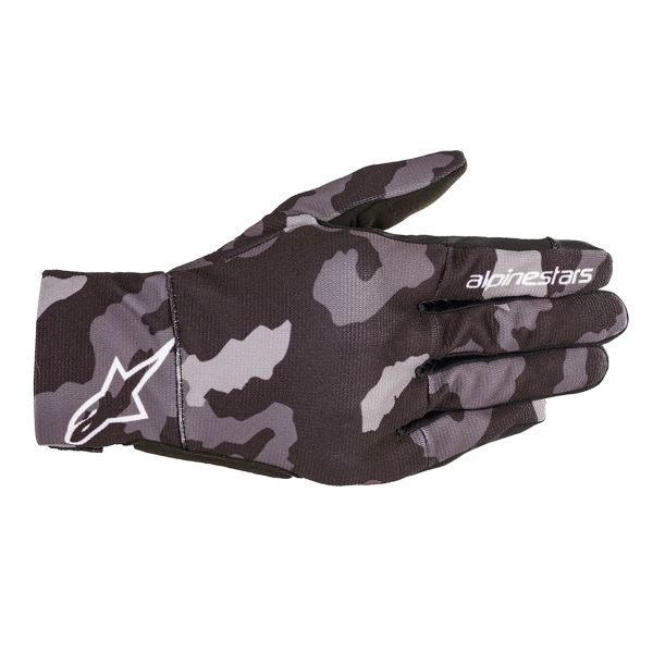 Gants Moto Alpinestars Reef Black Grey Camo Enfant