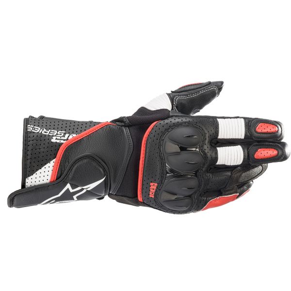Gants Moto Alpinestars SP-2 V3 Black White Bright Red