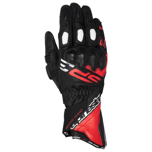 Gants Moto Alpinestars SP-3 Black Bright Red White