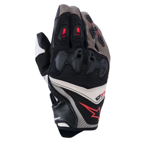 Gants Moto Alpinestars SP-R Pro Walnut Mastic Black