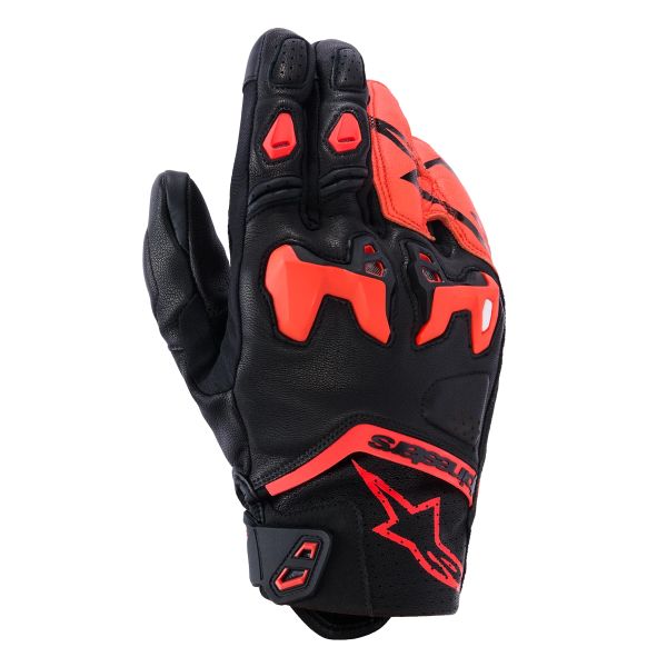 Gants Moto Alpinestars SP-R Tech Black Red Fluo