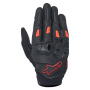 Gants Moto Alpinestars SP X 7 Black Dark Red Red Fluo