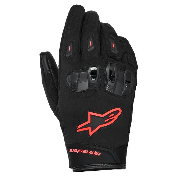 Gants Moto Alpinestars SP X Z WP Black Red Fluo