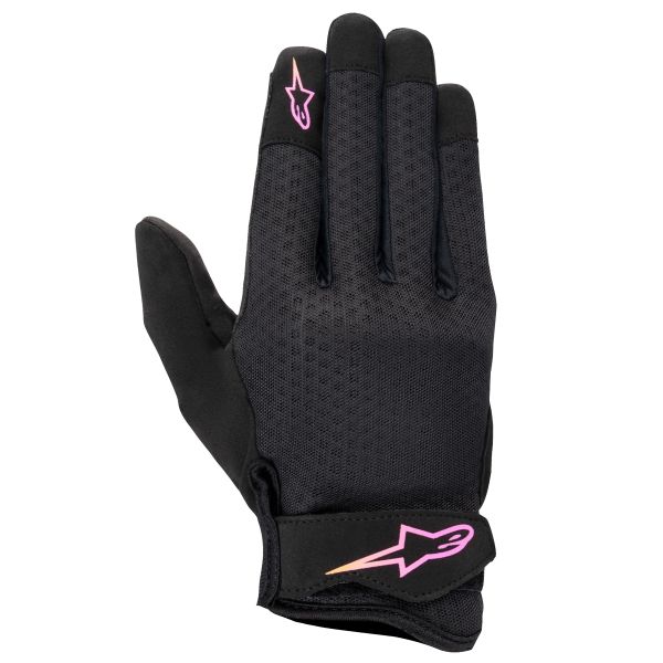 Gants Moto Alpinestars Stated Air Women Black Yellow Pink