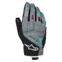 Gants Moto Alpinestars Stella Moblast WP Fur Gray Black Pink Fluo
