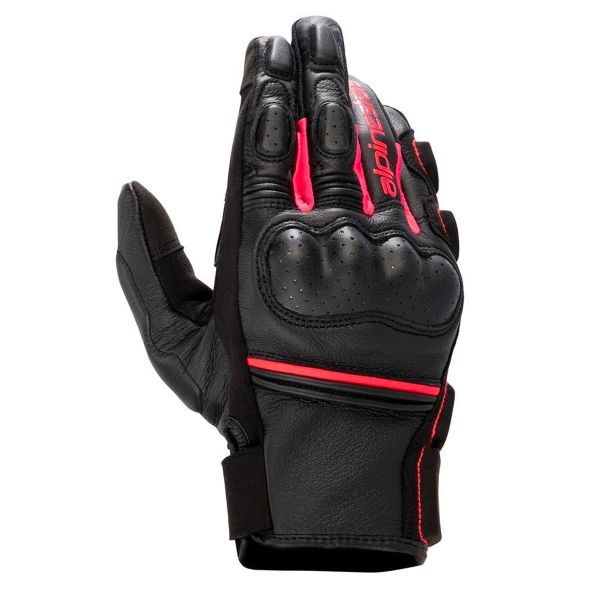 Gants Moto Alpinestars Stella Phenom Black Diva Pink