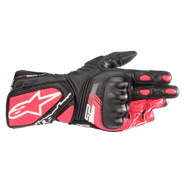 Gants De Moto Alpinestars SP-8 V3 - Taille L - Couleur Noir/Rouge/Blanc