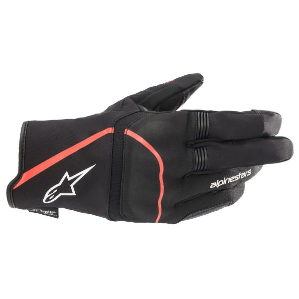 Gants Moto Alpinestars Syncro V2 Drystar Black Red Fluo