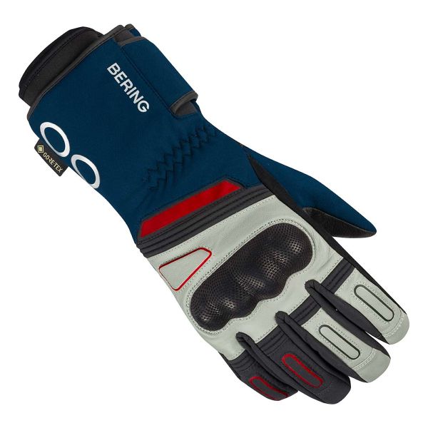 Gants Moto Bering Austral Gore Tex Navy Grey Red Gants Moto Bering Austral Gore Tex Navy Grey Red