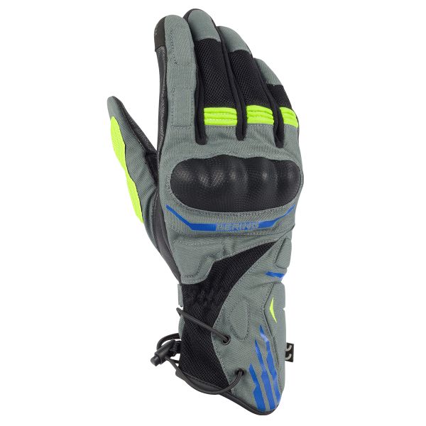 Gants Moto Bering Bakundu Grey Black Blue Glove Gants Moto Bering Bakundu Grey Black Blue Glove