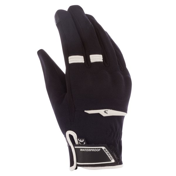 Gants Moto Bering Borneo Evo Black White Gants Moto Bering Borneo Evo Black White