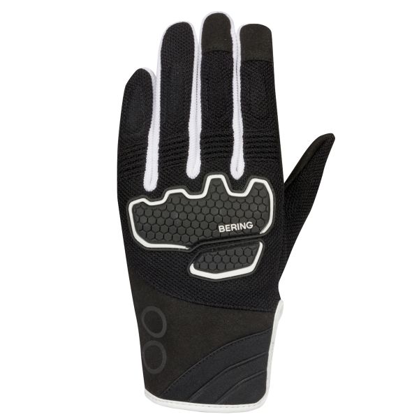 Gants Moto Bering Breeze Black White Gants Moto Bering Breeze Black White