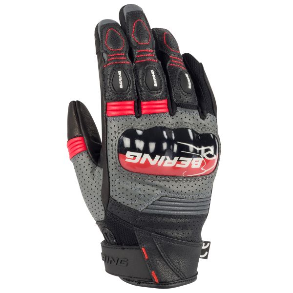 Gants Moto Bering Lady Axel Black Grey Red