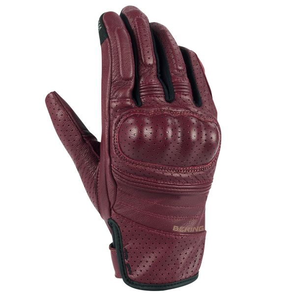 Gants Moto Bering Lady Score Burgundy
