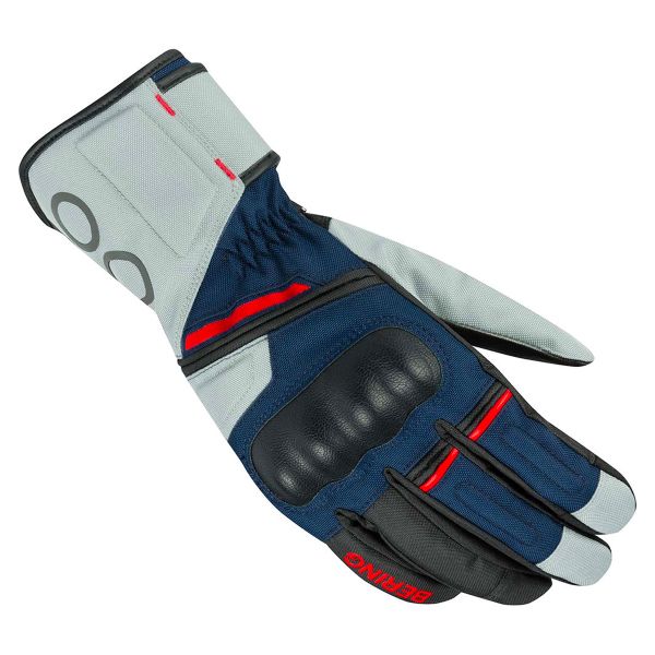 Gants Moto Bering Lady Siberia Grey Blue Red Gloves Gants Moto Bering Lady Siberia Grey Blue Red Gloves