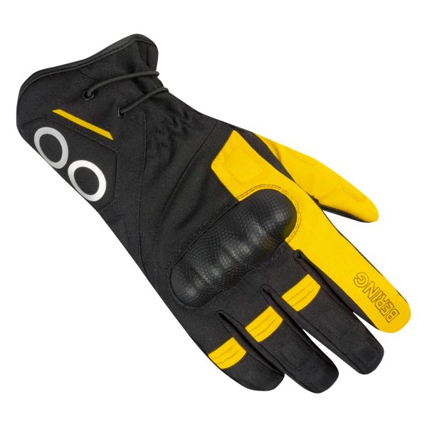 Gants Moto Bering Lady Zephyr Black Grey Yellow Gloves