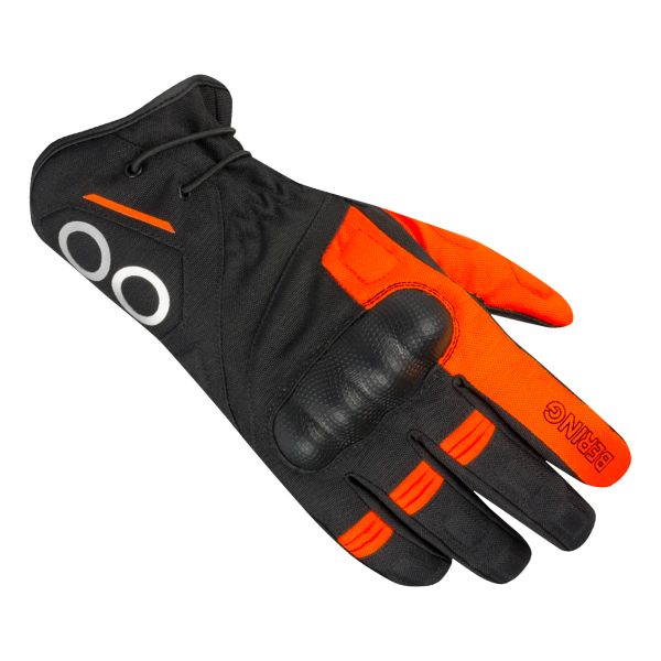 Gants Moto Bering Lady Zephyr Grey Orange Gloves