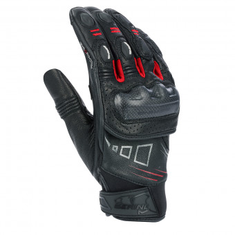 Gants Moto Bering Razzer Black White Red Gants Moto Bering Razzer Black White Red