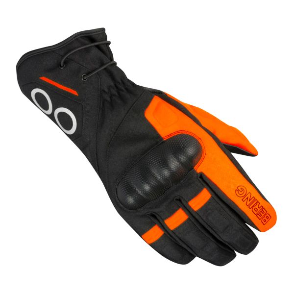 Gants Moto Bering Zephyr Grey Orange Gloves