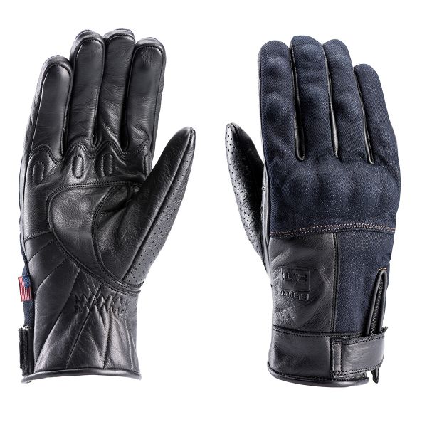 Gants Moto Blauer Combo Denim Black Gants Moto Blauer Combo Denim Black