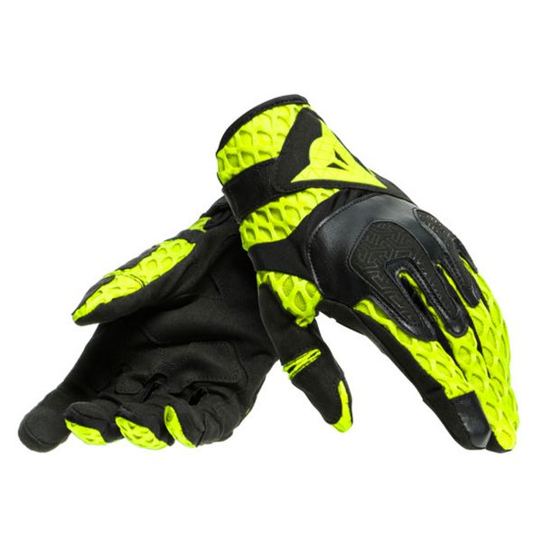 Gants Moto Dainese Air-Maze Black Fluo Yellow