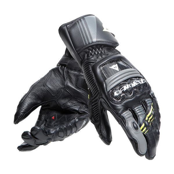 Gants Moto Dainese Druid 4 Black Charcoal Grey Yellow Fluo Gants Moto Dainese Druid 4 Black Charcoal Grey Yellow Fluo