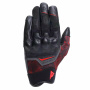 Gants Moto Dainese Ermex Black Red-Lava