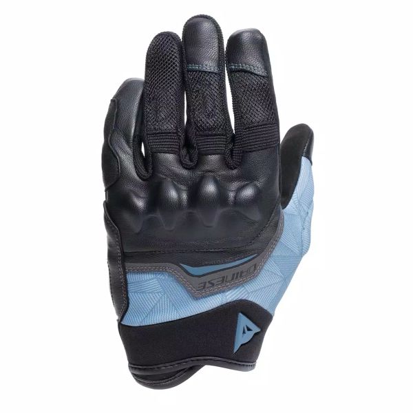 Gants Moto Dainese Ermex Woman Black Blue Mirage