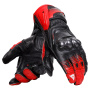 Gants Moto Dainese Fiero Metal Black Red Lava White