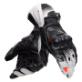 Gants Moto Dainese Fiero Metal Black White Red Fluo