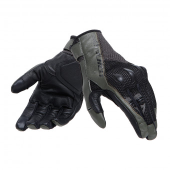 Gants Moto Dainese Karakum Ergo-Tek Black Army Green