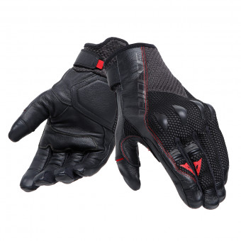 Gants Moto Dainese Karakum Ergo-Tek Black Black