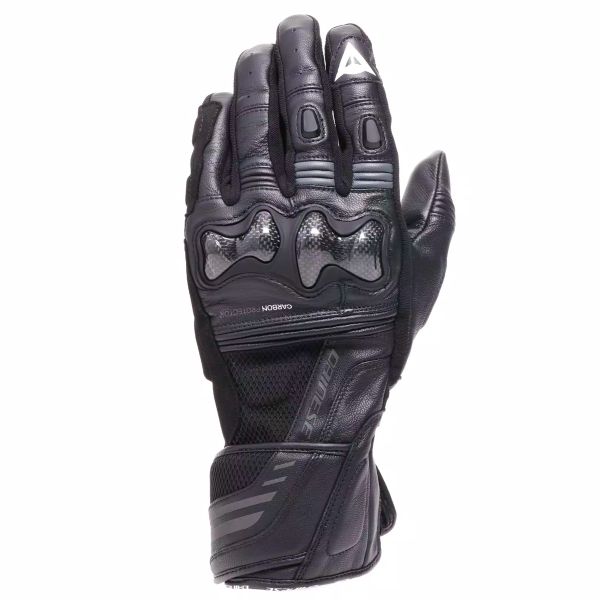 Gants Moto Dainese Reacto Carbon Long Black Anthracite