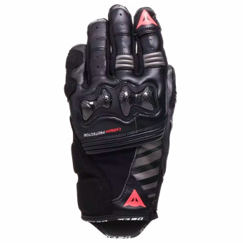 Gants Moto Dainese Reacto Carbon Short Woman Black Fluo Pink