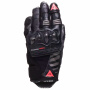 Gants Moto Dainese Reacto Carbon Short Woman Black Fluo Pink