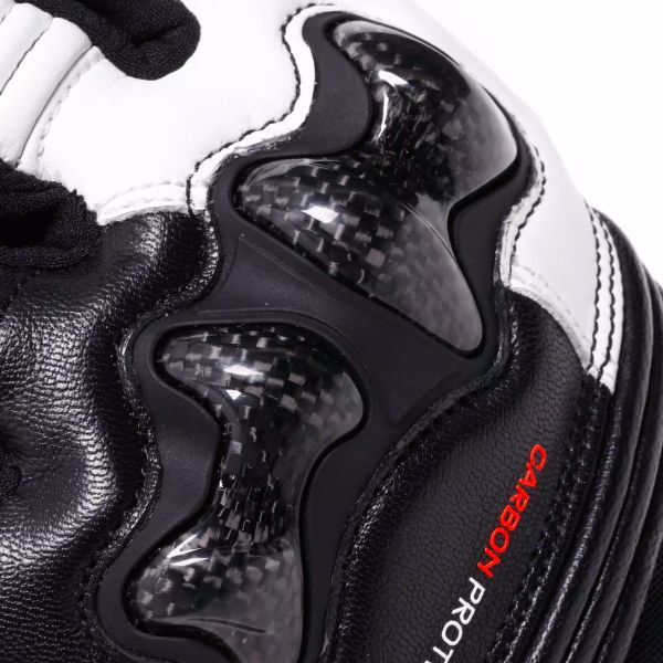 Dainese Reacto Carbon Short Woman Black White Red Fluo