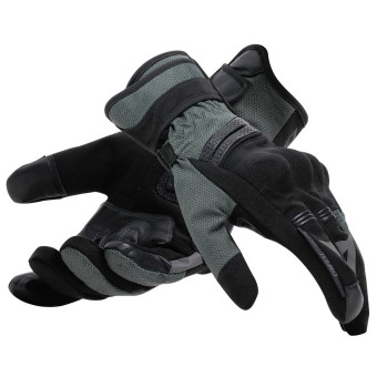 Gants Moto Dainese Teyde Gore-Tex Black Army Green Gants Moto Dainese Teyde Gore-Tex Black Army Green