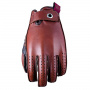 Gants Moto Five Colorado Woman Burgundy Brown