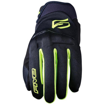 Gants Moto Five Globe Evo Black Fluo Yellow
