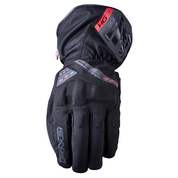 Gants Moto Five HG3 Evo WP Chauffant Black Gants Moto Five HG3 Evo WP Chauffant Black