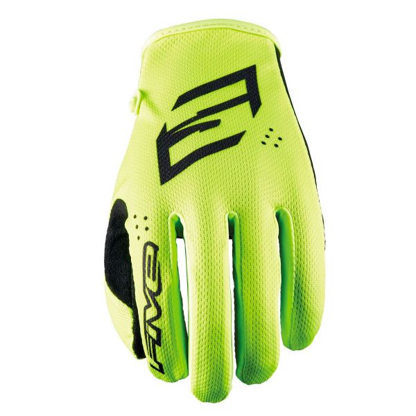 Gants Cross Five MXF4 Mono Fluo Yellow Gants Cross Five MXF4 Mono Fluo Yellow