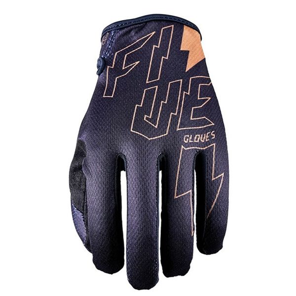 Gants Cross Five MXF4 Thunerbolt Black Gold Gants Cross Five MXF4 Thunerbolt Black Gold