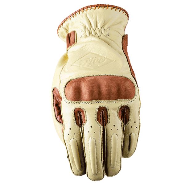 Gants Moto Five Oklahoma Beige Brown