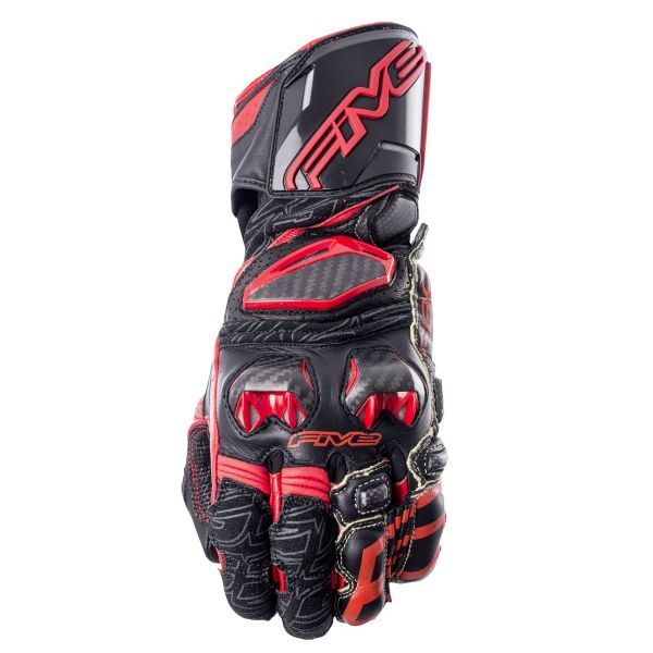 Gants Moto Five RFX Race 10 Black Red