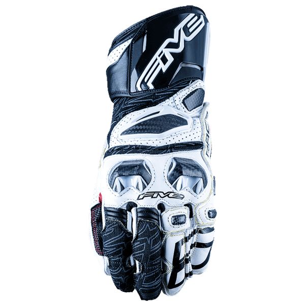 Gants Moto Five RFX Race 10 White Black