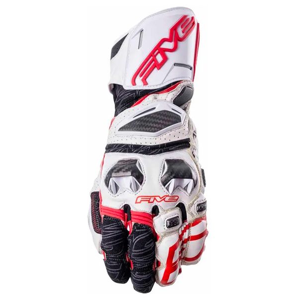 Gants Moto Five RFX Race 10 White Red