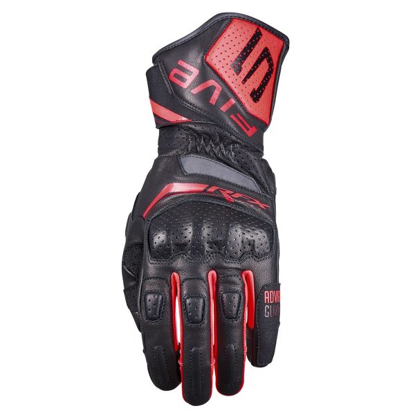 Gants Moto Five RFX Sport Evo Black fluo Red