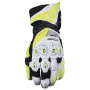 Gants Moto Five RFX1 Evo White Fluo Yellow